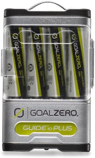 Goal Zero 21005 Guide 10 Plus 11Wh/2300mAh Power Bank, AA & AAA Battery Recharger, Solar Ready