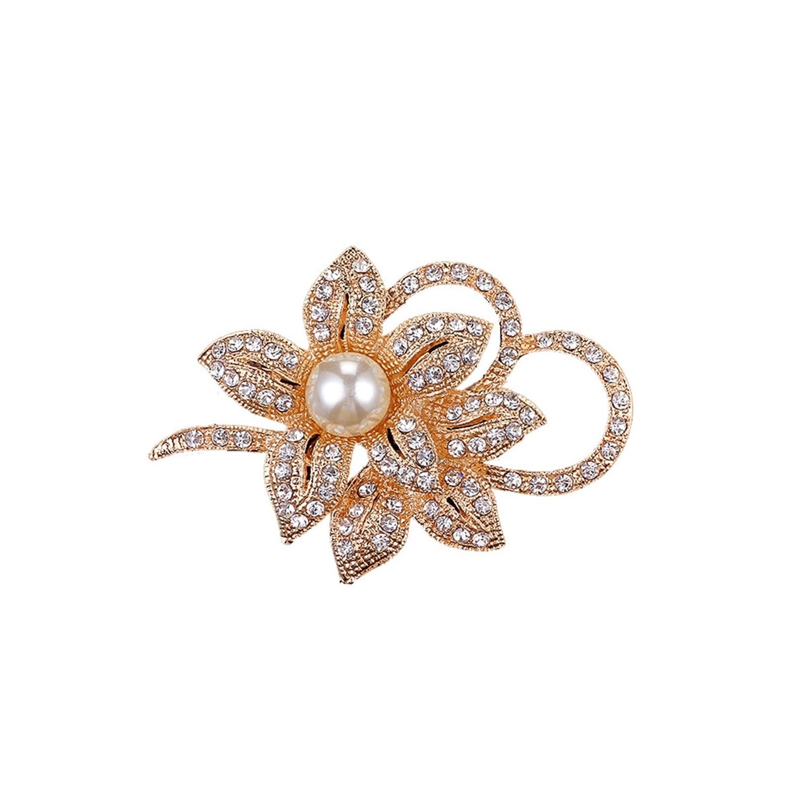 Spilla alla moda gioielli spilla pin lega fiore spille accessori indumento spilla, spille, 1