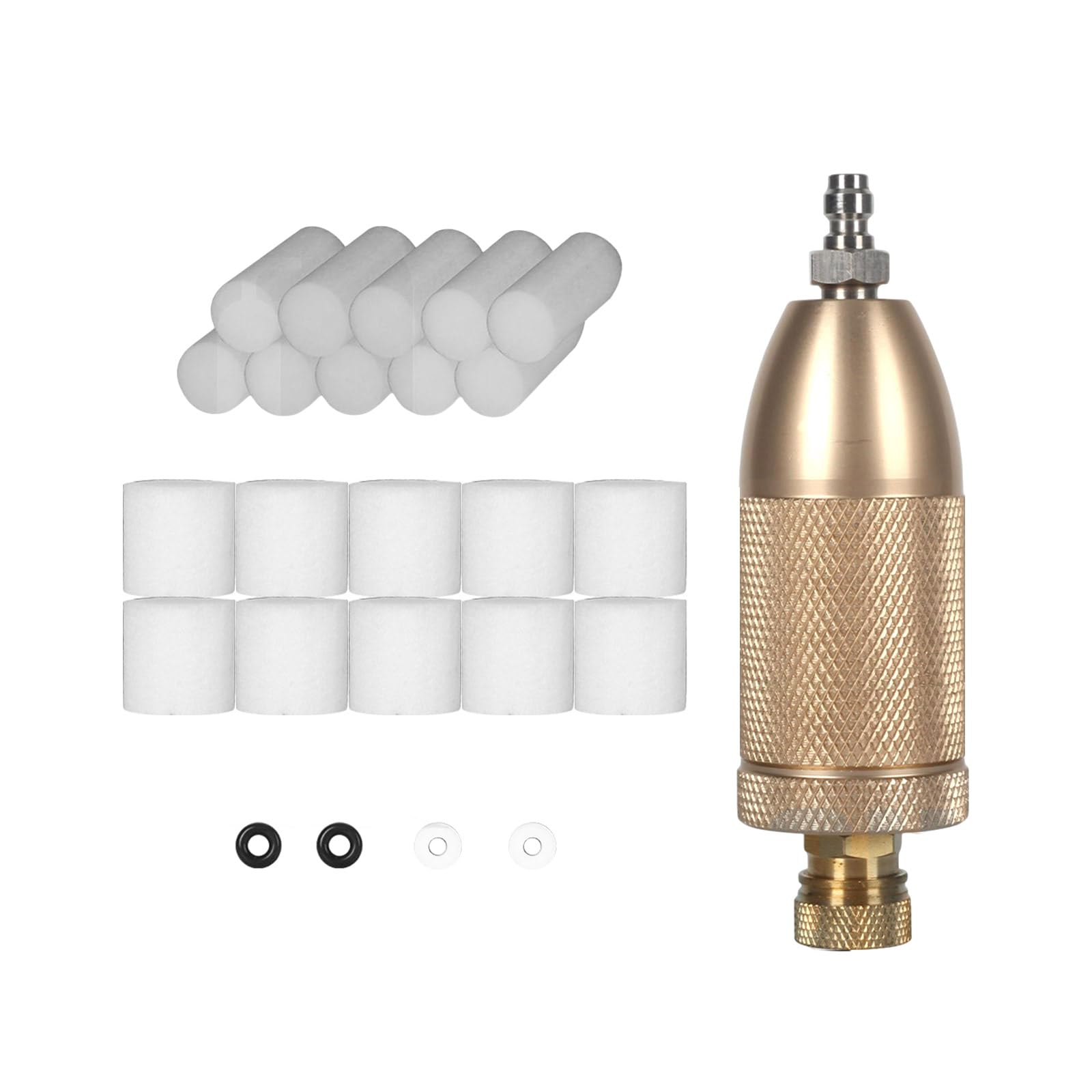 Industrial Male Female Connector Double Chamber Separators 30MPa Pressure Resistance Pneumatic Coupler for Diving Double Layer Air Compressor Coupler