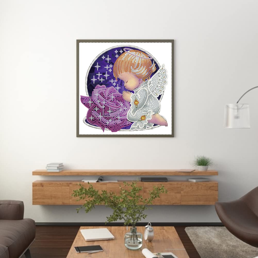 Starnearby Broderie Diamant Partielle Ange Bebe DIY Diamond