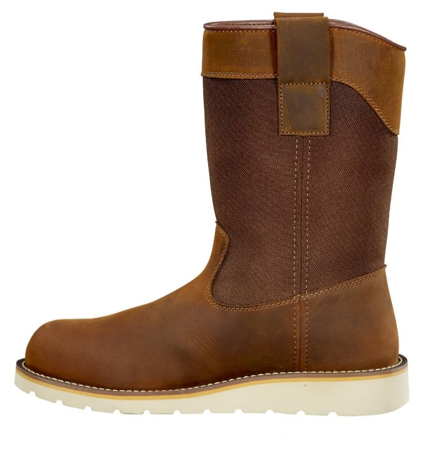 Carhartt Men's Waterproof 10" Soft Toe Wellington Wedge Work Boot3