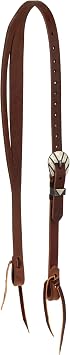 STS Ranch Signature Tack Harness Leather Split Ear Headstall, 3/4"