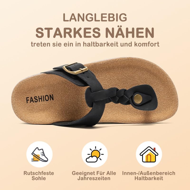 Planas Casuales Separador Dedos Niñas, Chanclas Verano Unisex Infantiles Plantilla Corcho, Sandalias Flip Flop Niños Hebilla Ajustable, Antideslizantes Baño Zapatillas Cómodas Casa