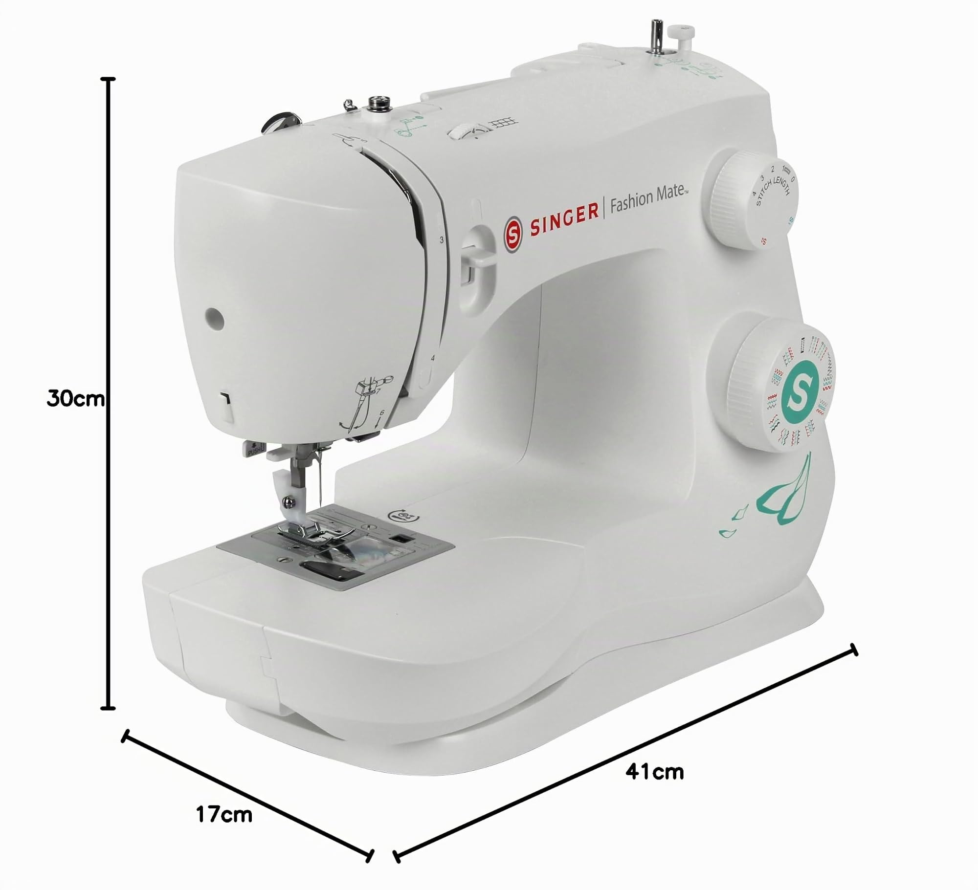 Singer Fashion Mate 3337 - Máquina de coser mecánica
