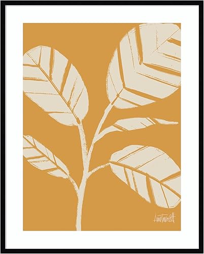 Amanti Art Framed Wall Art Print 41x33 Retro Botanical Sketches IV Crop by Anne Tavoletti, Abstract Wall Art, Modern Contemporary Decor, X-Large