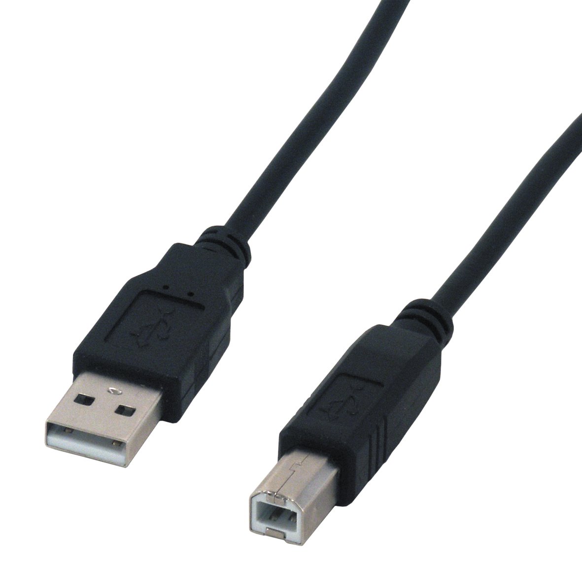 M.C.L MCL mc922abe-2 m/N 1,80 m kompatibel USB 2.0 A auf B Stecker Kabel – Schwarz