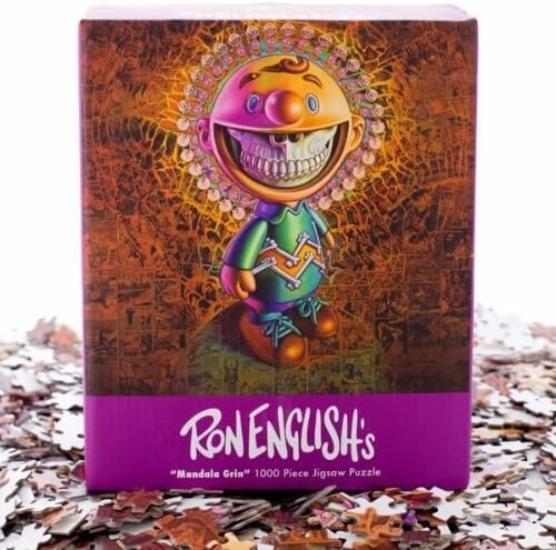 Ron English 'Mandala Grin' Jigsaw Puzzle