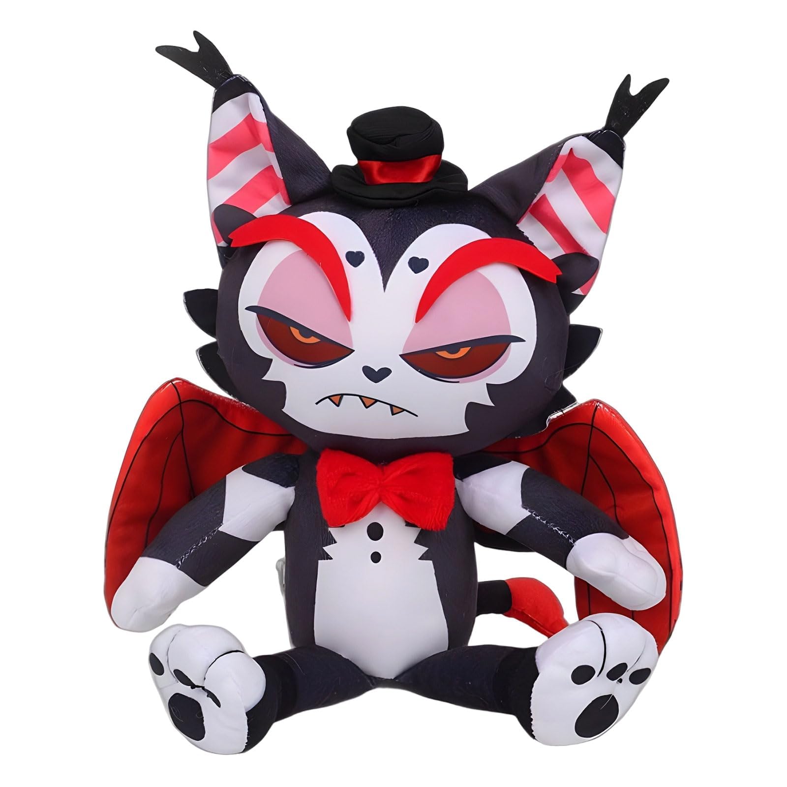 YIttings Hazbin Hotel Plush Toy Cute Stuffed Animal Alastor Figure Doll Anime Cartoon Hazbin Hotel Merch Collectable Plushies Toy Throw Pillows for Fans (Style F)