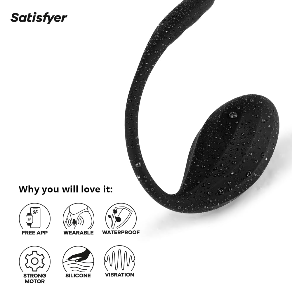 Satisfyer Ribbed Petal Vibromasseur G-Spot Avec Appli Connect | Vibro Étanche (IPX7) | Sex-Toys Silicone Sécurisé | 12 Programmi Vibrazioni | Sex Toýs Vibratori Femme