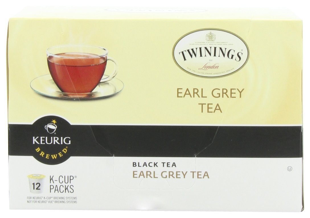 Twinings of London Earl Grey K-Cups for Keurig, 24 Count ( Pack of 3)
