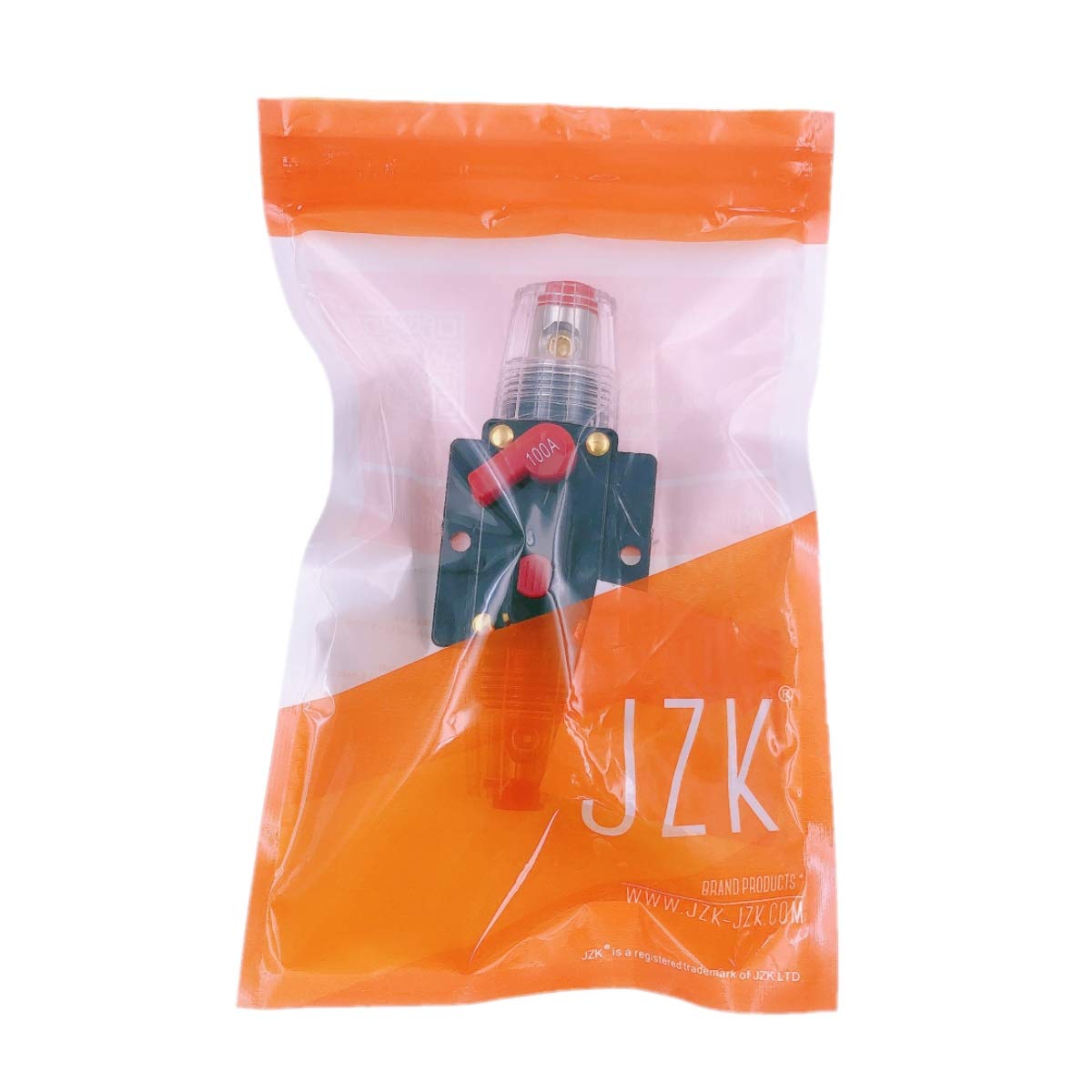JZK 1 sztuka 12 V DC 100 A ochrona samochodowy wyłącznik audio wbudowany uchwyt bezpiecznika reset energii słonecznej bezpiecznik falownik