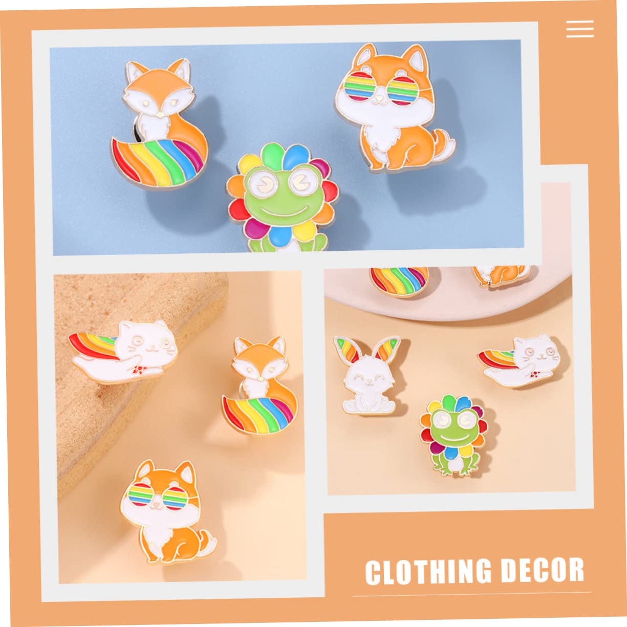 25stücke Teiliges Cartoon Tier Broschen Niedliche Emaille Anstecknadeln Für Damen Und Mädchen Bunte Anstecker Als Modische Kleidung Dekoration Lustige Design Gemischten Stilen