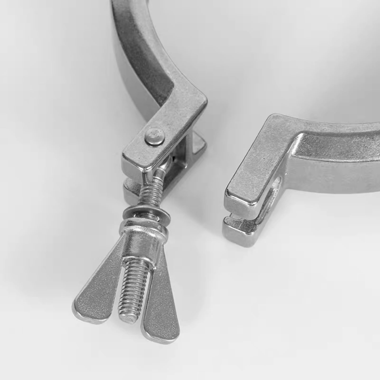 Abrazadera de tubo de tres etapas KF con tuerca(KF-200)
