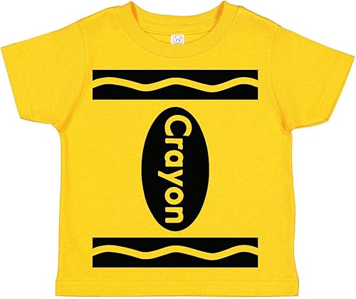 Tees & Tails Disfraz de Halloween de Crayon para bebé, camiseta para bebés y niños pequeños (colores surtidos)