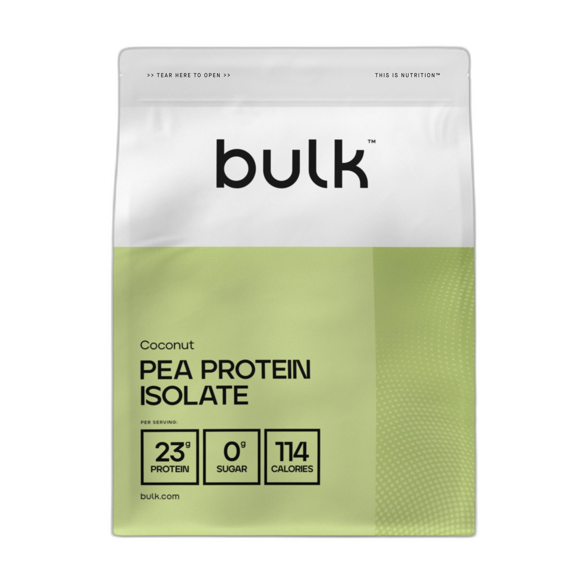 Bulk Pea Protein Isolate Powder, Coconut, 2.5 kg