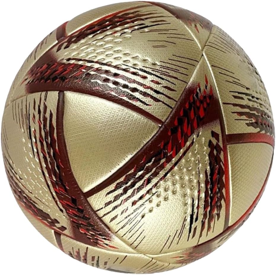 World Cup Final Match Ball Replica Size 5 Soccer Ball Professional Indoor Soft Soccer Ball Adult Training & Collectible Football OII-04