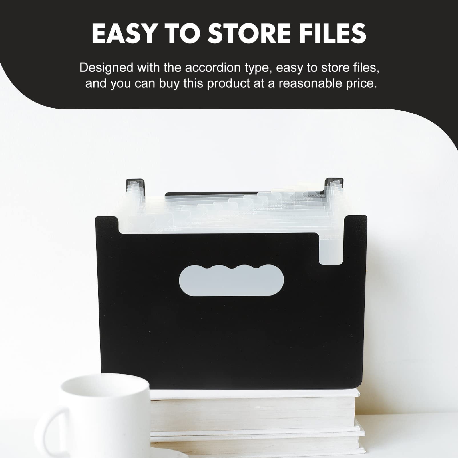 DALLtif Folder Expanding File Folder File Organizer 13 Pockets File - View #2