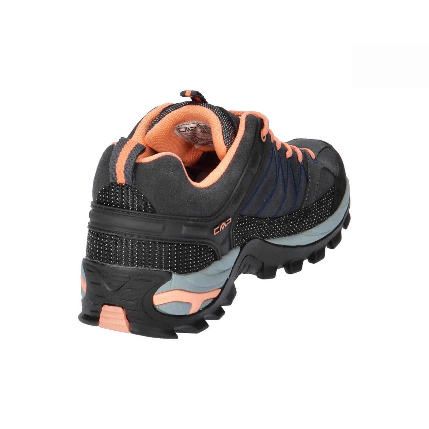 CMP Damen Trekking Schuhe Rigel Low 3Q13246 Antracite-Sunrise 39