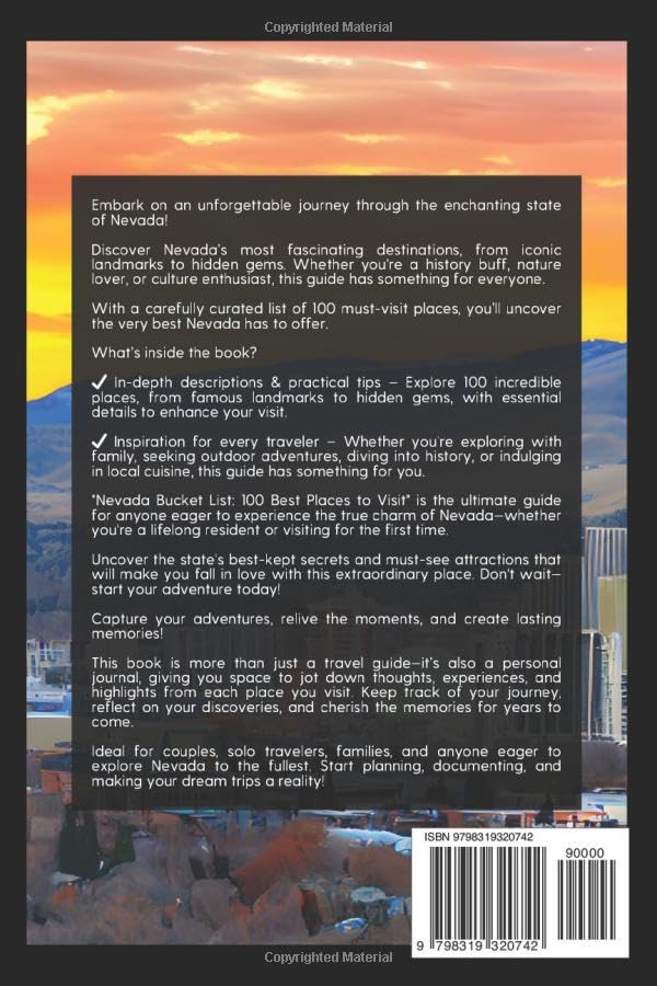 Nevada Bucket List: 100 Best Places to Visit | Adventure Guide Book & Journal | Famous Wonders, Attractions & Hidden Gems - Image 2