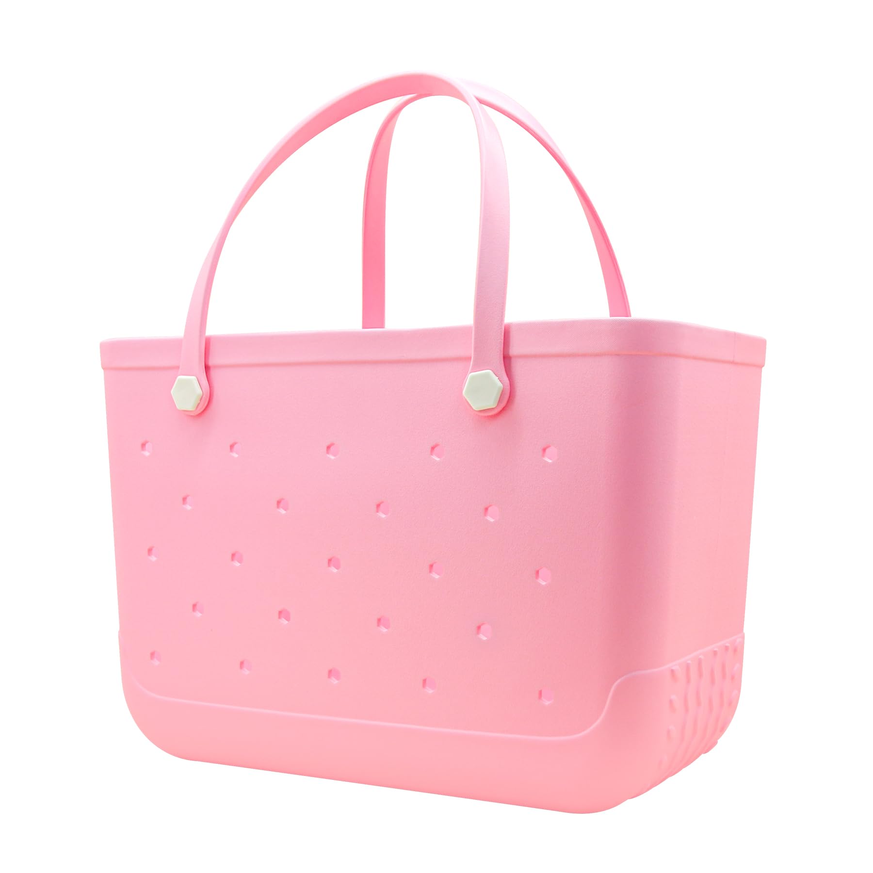 Beach Totebag X-Large Waterproof Sandproof Rubber Beach Tote Bag with Zipper Pocket and Phone Kickstand Cup