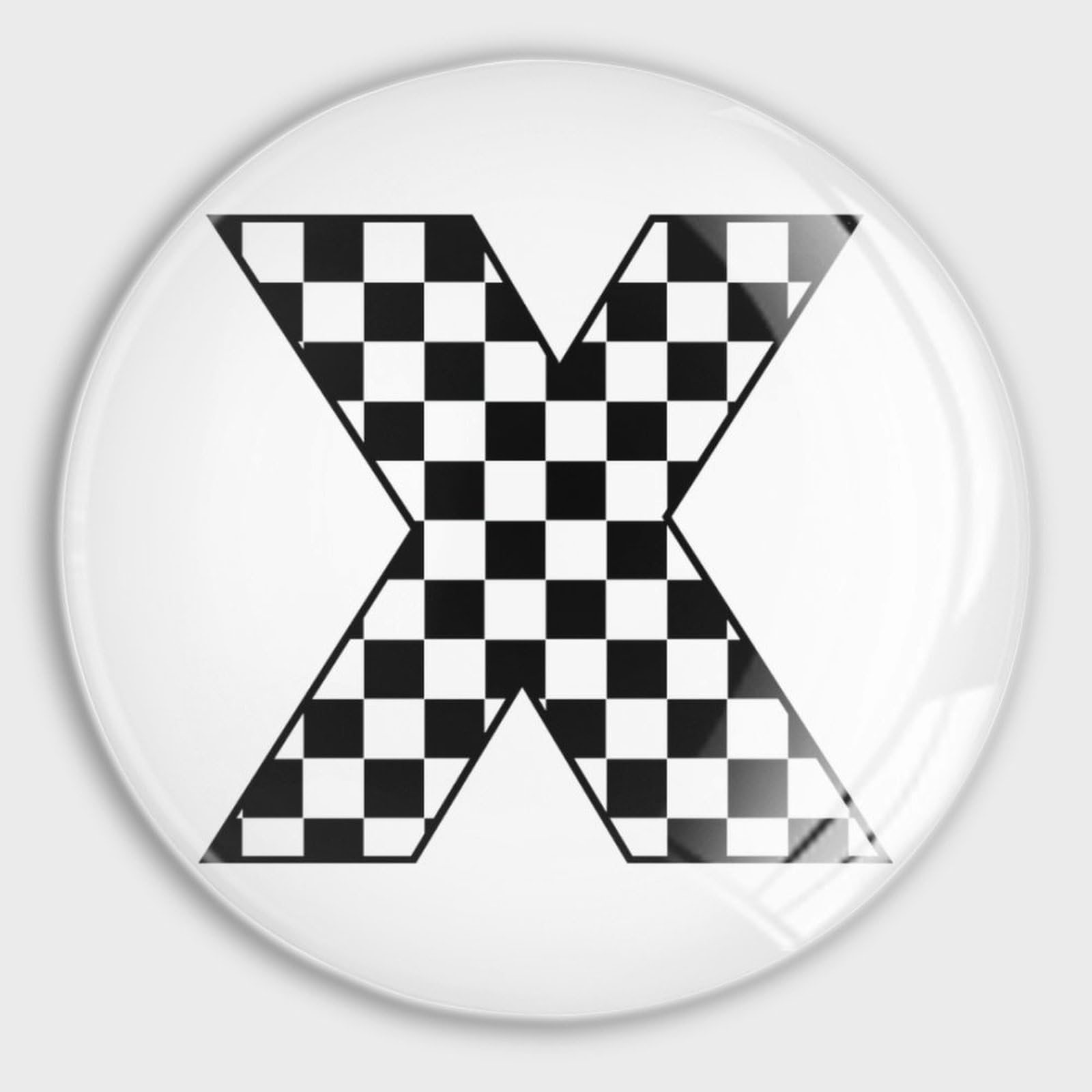 Monograma inicial X imanes de nevera de vidrio lindos imanes alfabeto búfalo cuadros fuerte imán familiar inicial perfecto lindo imanes decorativos oficina cocina taquilla 4 piezas
