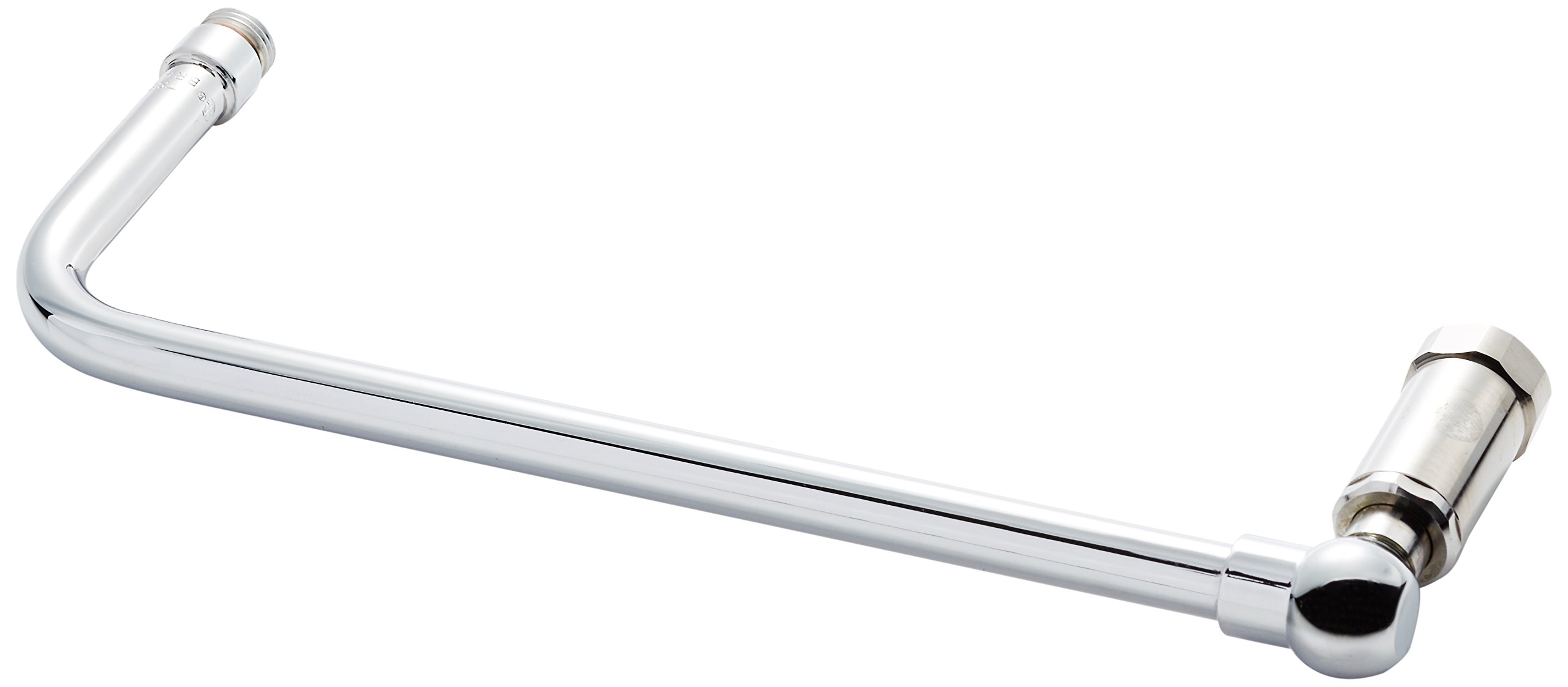 T & S Messing 002882–40 L Tube Montage, Chrom-Finish