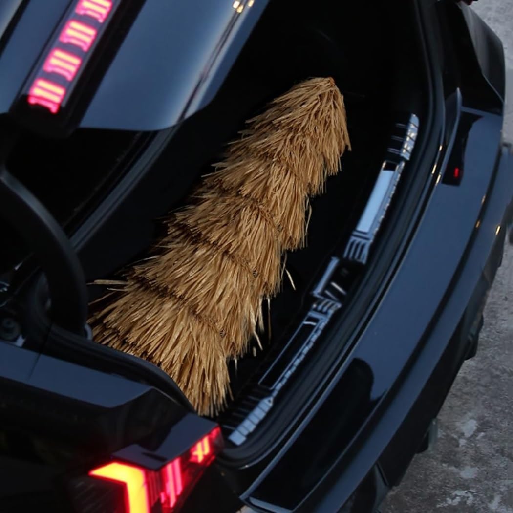 6.5ft/7.8ft Hawaiian Style Beach Patio Umbrella UV-Stability 8 Large Ribs For Backyard Poolside Garden Outdoor Table