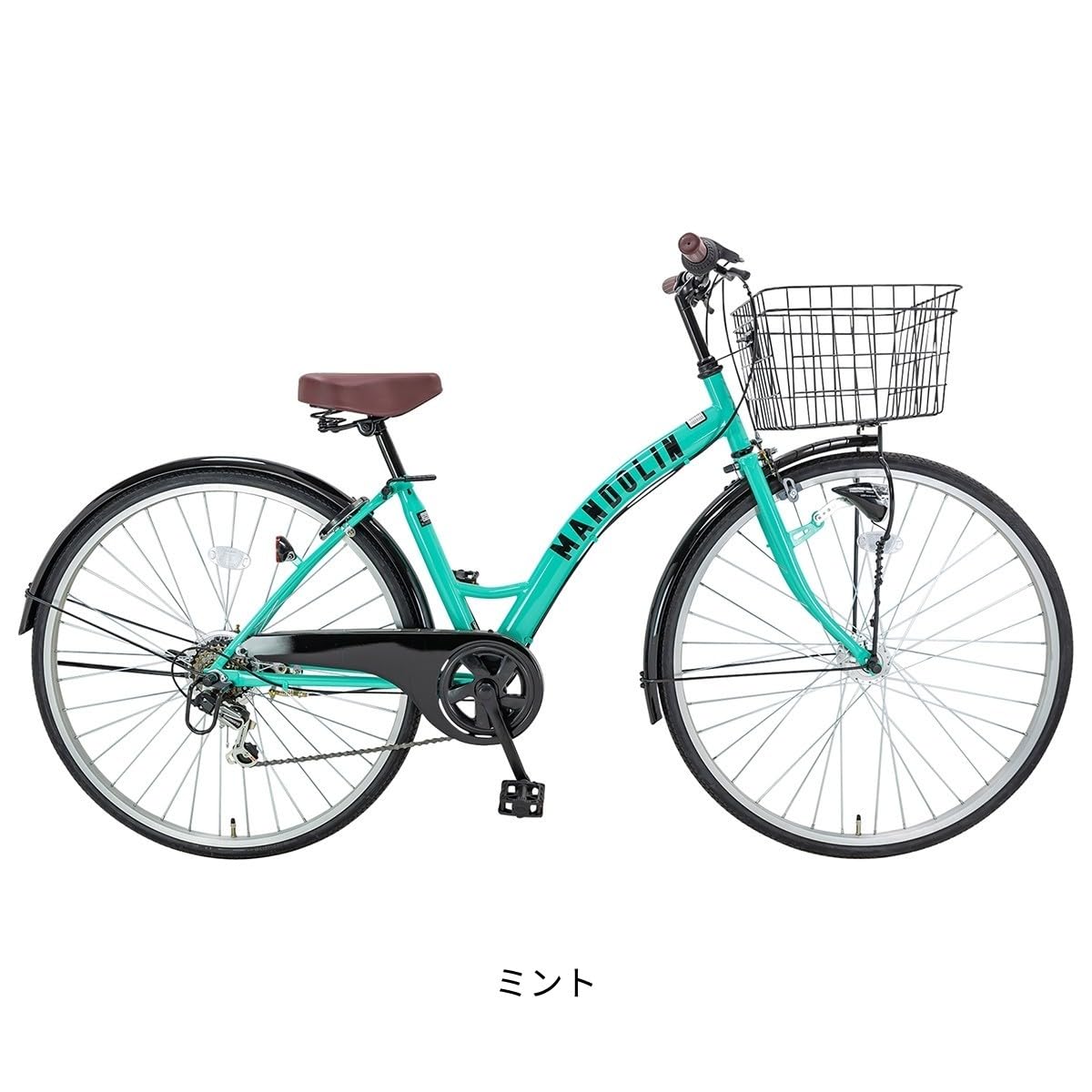 MANDOLINマンドリン 27インチ 6速 AUTO LED軽快シティークロス Amazon | サイクルスポット MANDOLIN マンドリン ママチャリ 27インチ
