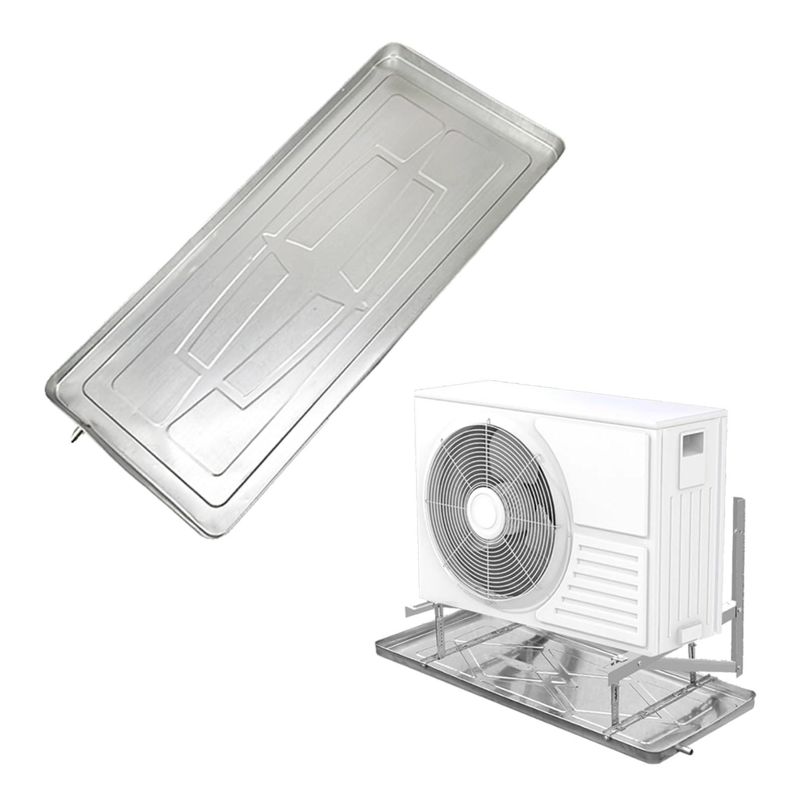 HBOOMOEM Window Ac Unit Drip Tray, Air Conditioner Drip Pan, Suitable for Indoor and Outdoor Window Type Air Conditioners; Features a Universal Drainage Design.(A,93 * 44CM/36.6 * 17.3in)