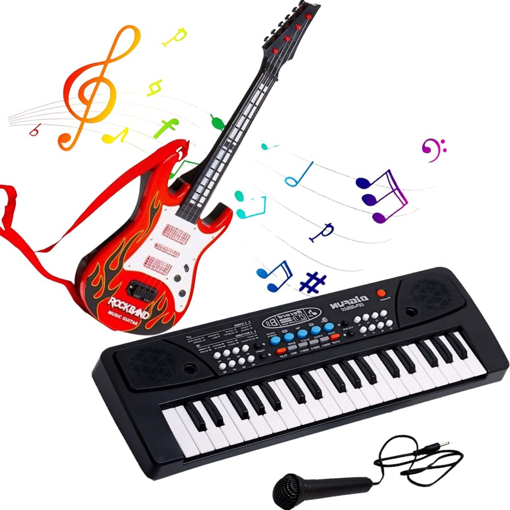 KID KRAZE® 37-Key Piano Keyboard Combo with Recording, Mic