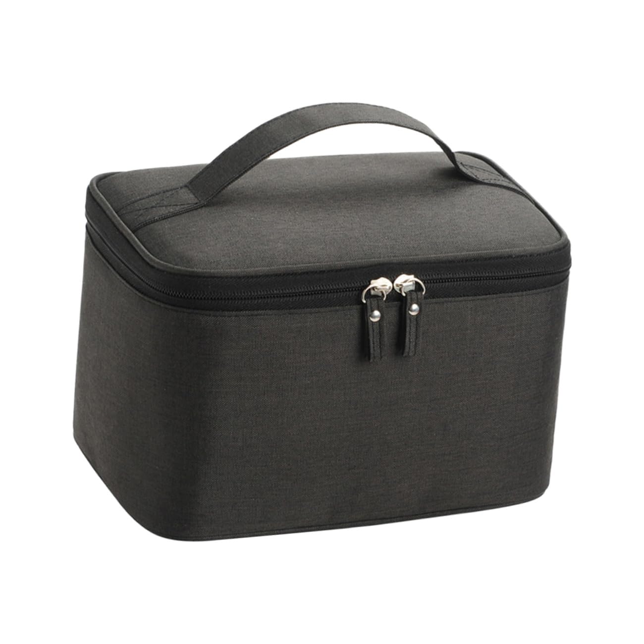 FOMIYES Reise-Kosmetiktasche Tragbarer Make-up-Beutel Kosmetik und Toilettenartikel-aufbewahrungsbeutel Organizer für Damen Schwarz Kompakt und Leicht für Reisen Urlaub