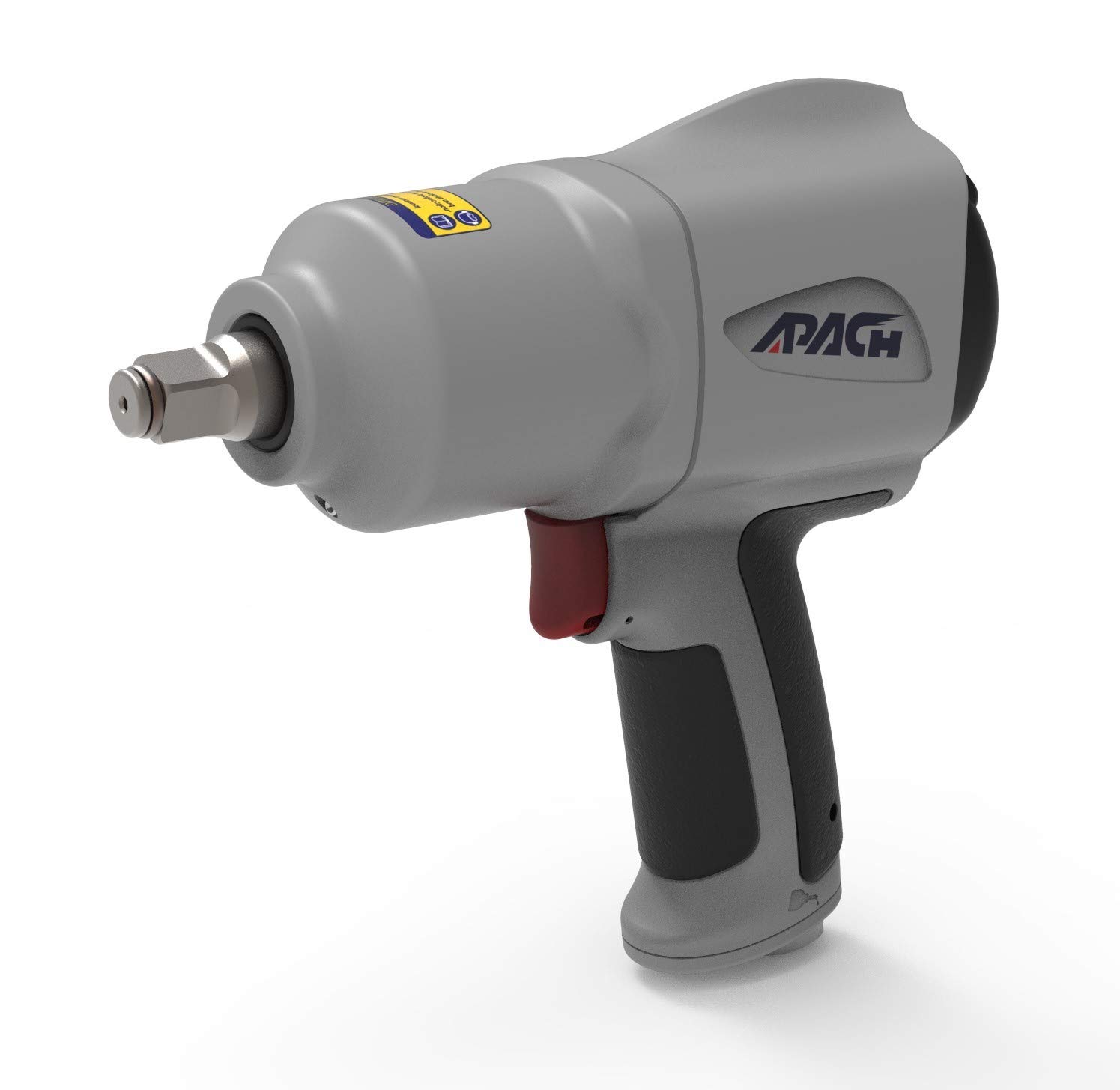 Apach Llave de impacto de aire compuesto, martillo doble, alto torque, 1/2 pulgadas (AW085C)