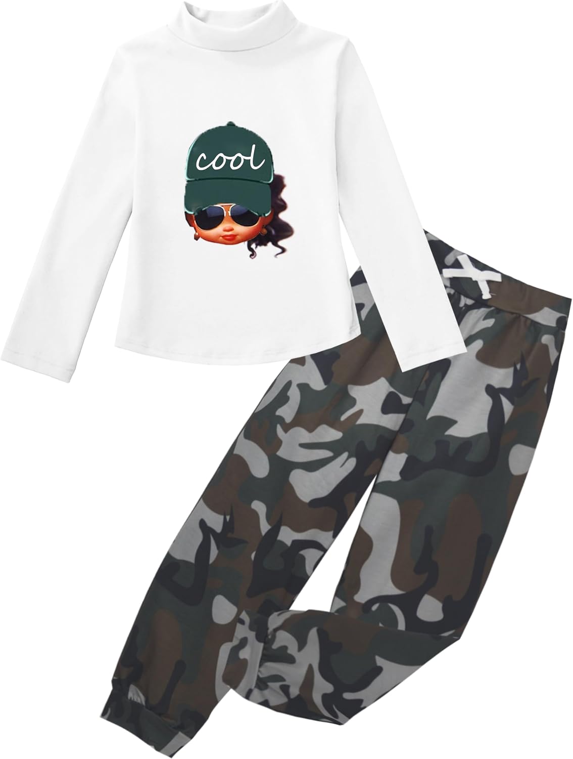 Girls 2 Piece Outfit Sweatsuits Tie Dye Clothes Set Long Sleeve Sweatshirts Sweatpants Athletic Tracksuit 4-13Y