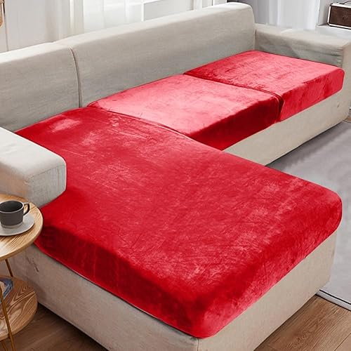 Miniatura 3 de Cenyu Fundas de cojín lavables de terciopelo plateado para sofá, fundas de cojín elásticas para perros, protector de muebles para niños, mascotas,