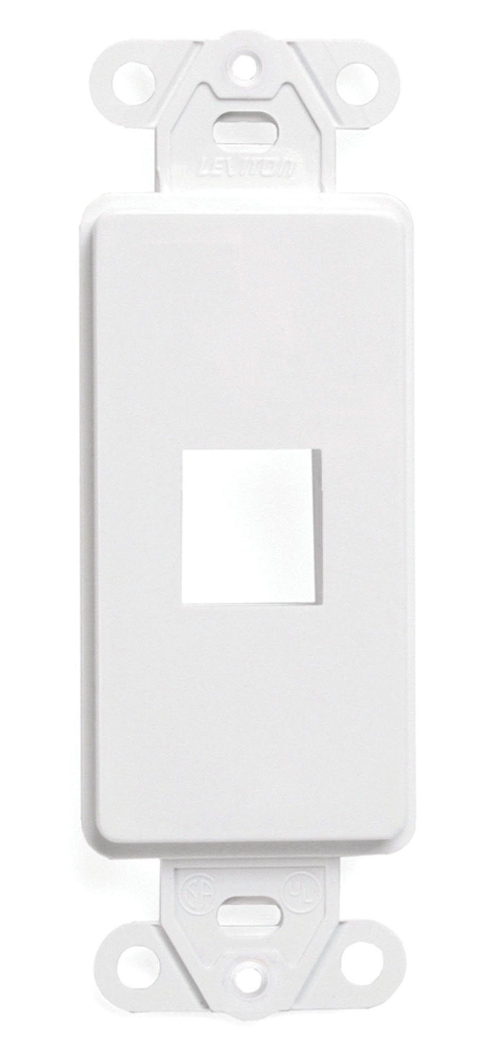 Leviton QuickPort Decora 41641-W inserto blanco de 1 puerto para placa de pared modular