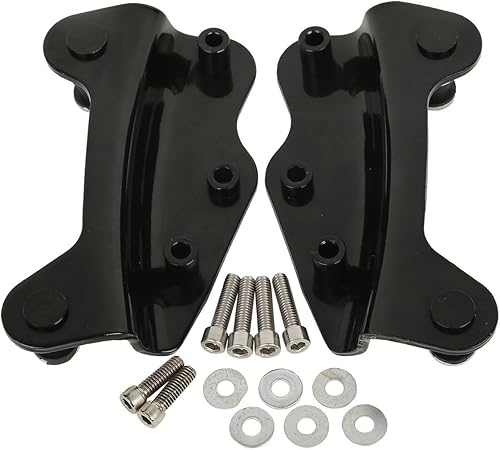 Miniatura 8 de Respaldo desmontable TCMT para pasajero con portaequipajes y kit de accesorios de acoplamiento de 4 puntos para Harley Touring 2009-2020