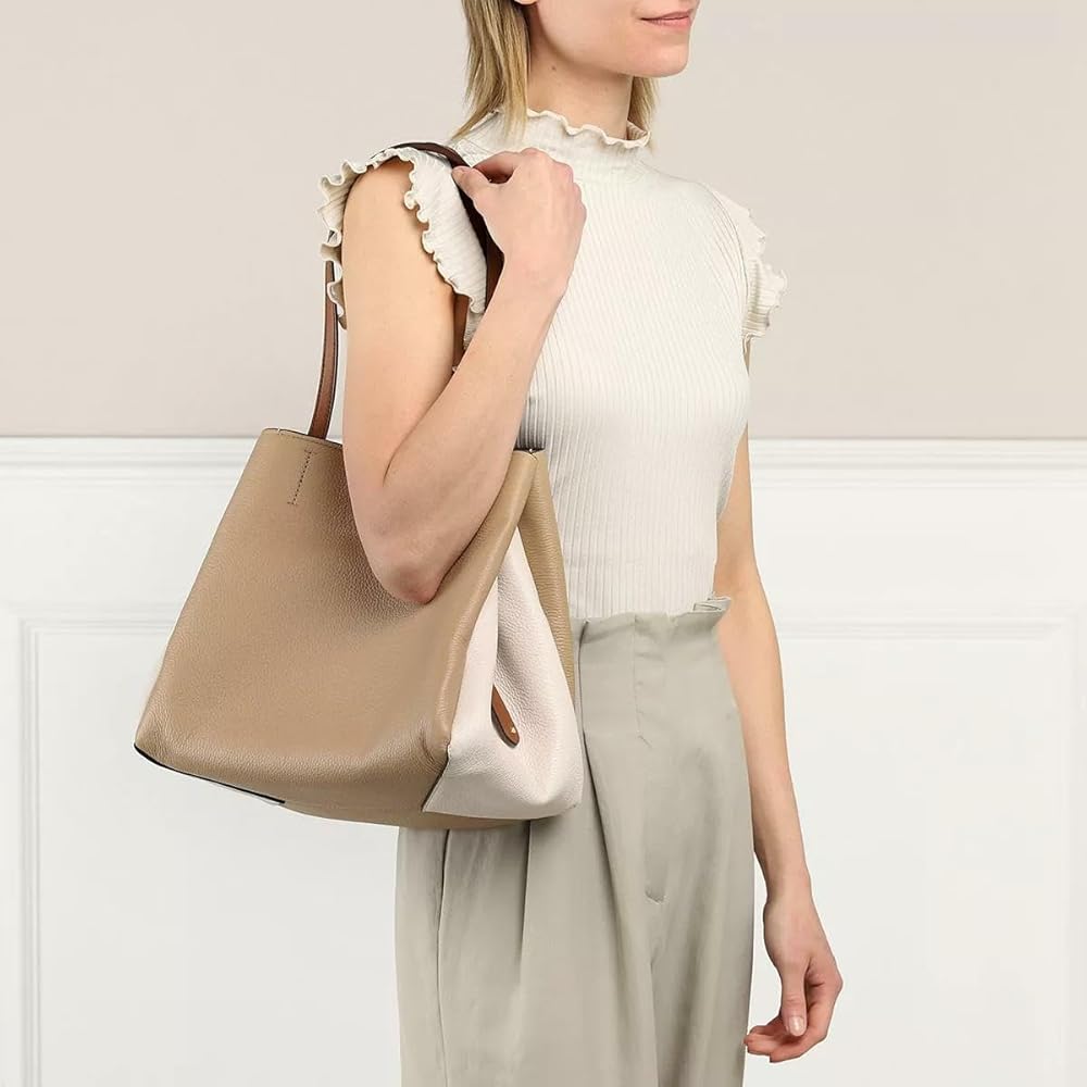 Amazon.co.jp: Michael Kors FREYA Open Tote Large Camel Multi