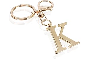 Gold Letter A-Z Keychain for Women Bag Charms Purse Charms For Handbags...