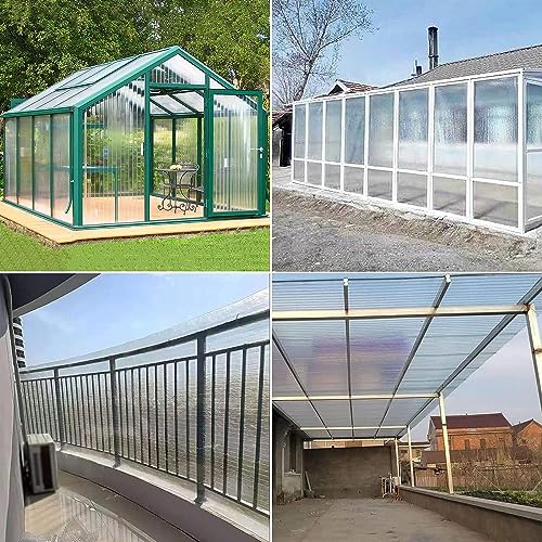 Plaque polycarbonate de toiture pour auvent et abri de jardin - 5