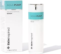 SkinInspired Aqua Pump 10% Niacinamide Face Serum For Fine Lines, Wrinkles, Clogged Pores, Uneven Skin Texture For Women & Men | For All Skin Types | 30 ML