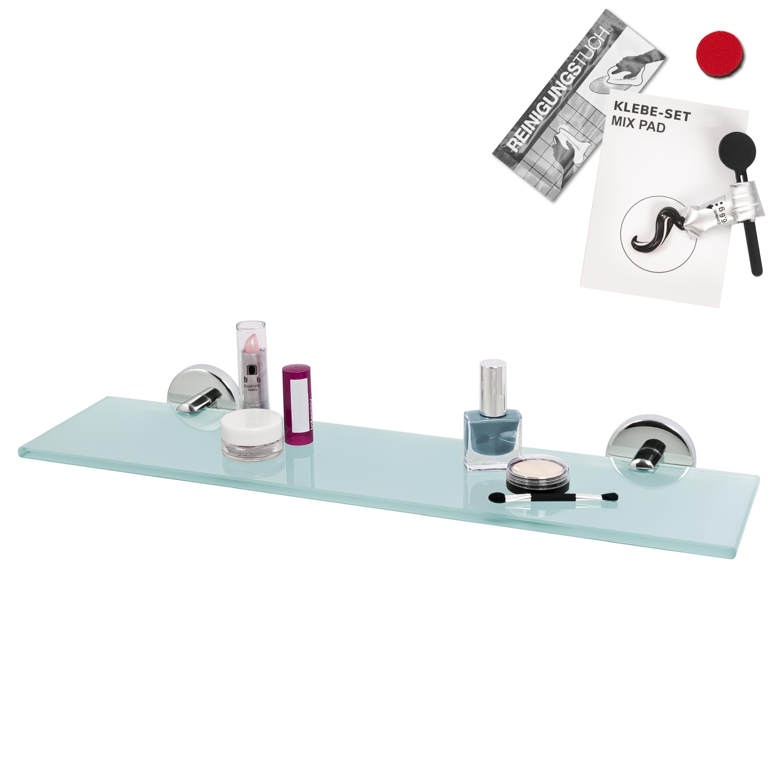 bremermann Glasablage Lucente – Glasablage inkl. Klebeset