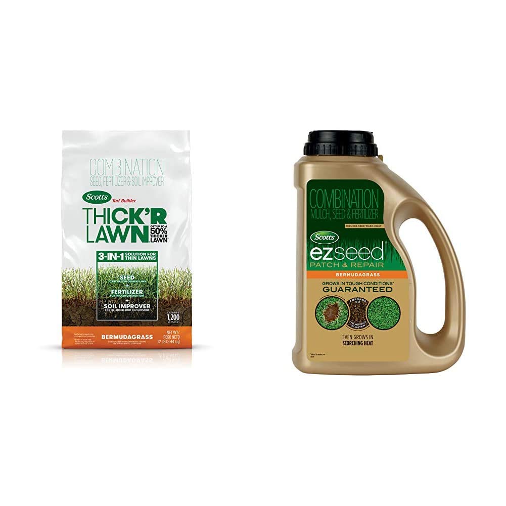 Scotts Turf Builder Thick'R Lawn 12 LB EZ Seed Patch &amp; Repair for Bermudagrass
