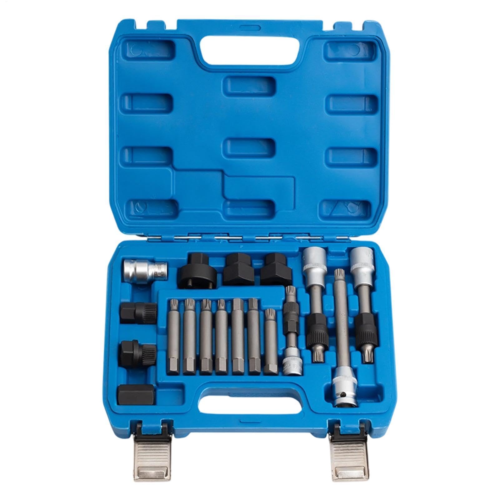 Kit Estrazione Pulegge Kit Tendicinghia | Set Strumento Tendicinghia per Meccanici Tecnici Officina Garage Casa Industria Veicoli SUV Camion