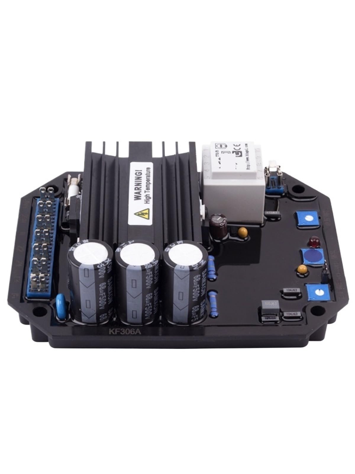 Regulador de voltaje KF306A, generador sin escobillas, regulador automático, estabilizador tres ondas