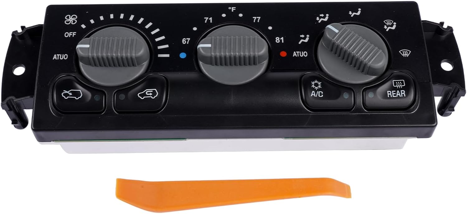 HVAC Control Module Replacement for Chevy/GMC Models Avalanche/Suburban/Yukon XL 1500 2500 Silverado/Sierra 1500 HD 1500 2500 HD 2500 3500 Tahoe Yukon 2000-2002 599-215