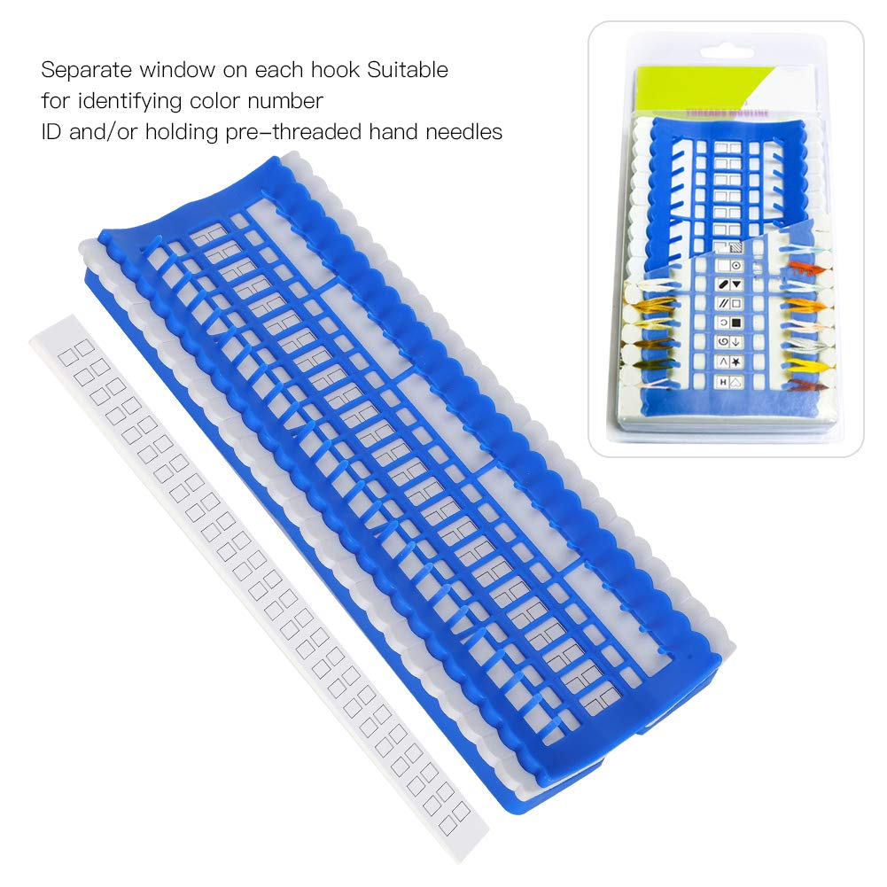 Operitacx 50-teiliges Nähgarn-Organizer-Set Aus Holz - Perfekt Für Kreuzstich & Handarbeiten