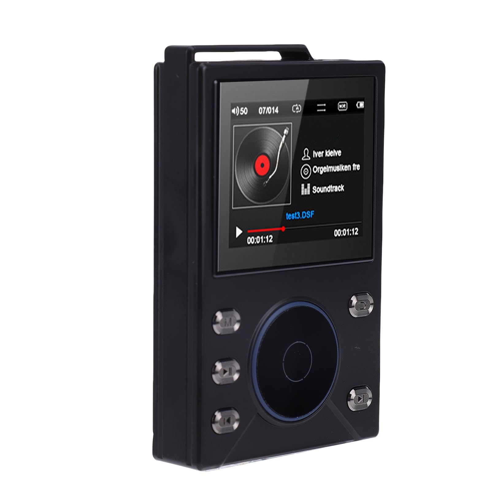 Yosoo Health Gear Lettore MP3 HiFi Lettore Audio Digitale in Lega di Zinco con Bluetooth 5.4 Riproduzione DSD FLAC da 16 GB Batteria da 20 Ore Espansione da 256 GB per Audiofili Auto da Viaggio