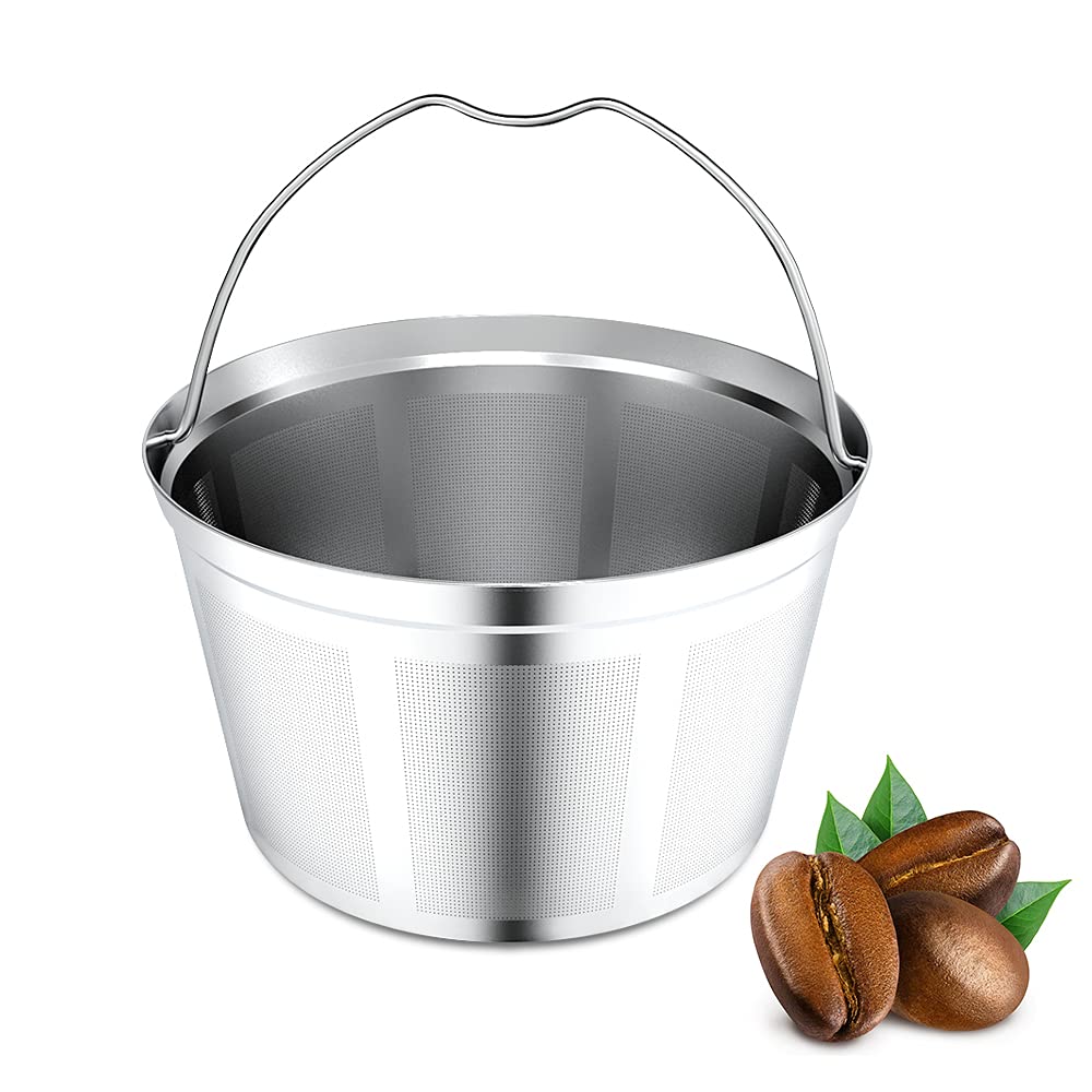 Bunn Coffee Filter Reusable 8 10 12 Cup Basket Replacement Filter-Stainless Steel Permanent Coffee Filter Suitable for Bunn Coffee Brewer