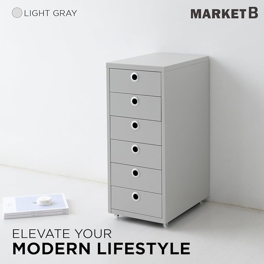 Amazon.com: MARKETB Rolled Storage Cabinet, 6-Tier Small