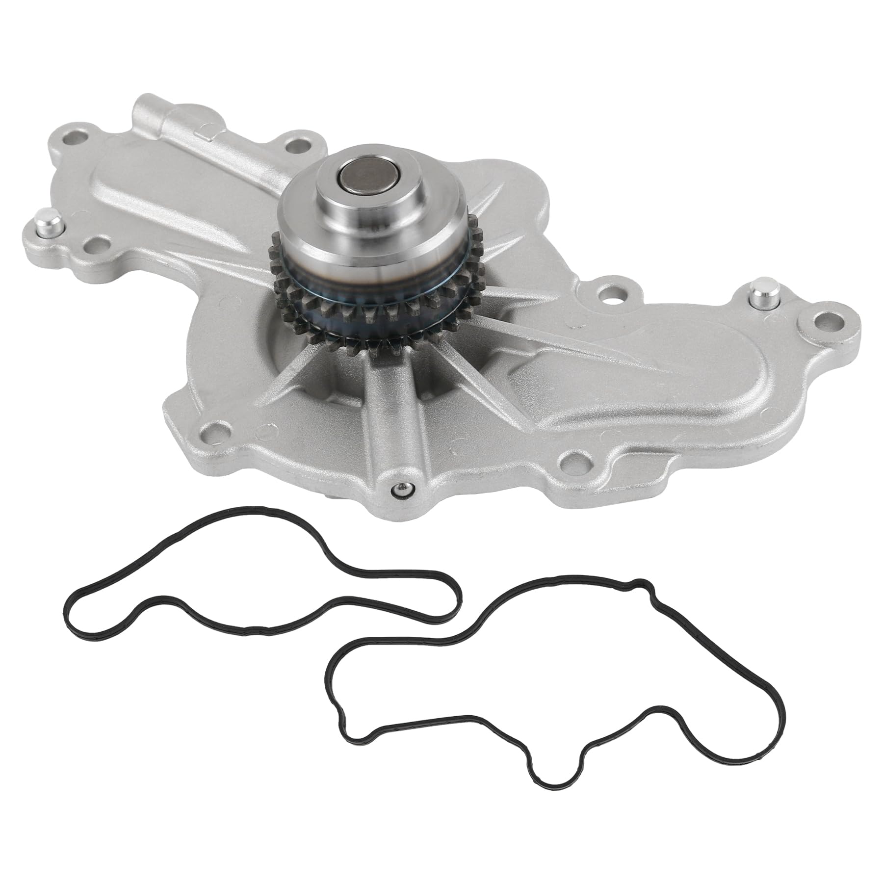 AW6348 Water Pump with Gasket Compatible with Ford Edge Fusion Flex Explorer Taurus 2011-2019 Compatible with Lincoln MKS MKZ MKT MKX MAZDA 6 CX9 with